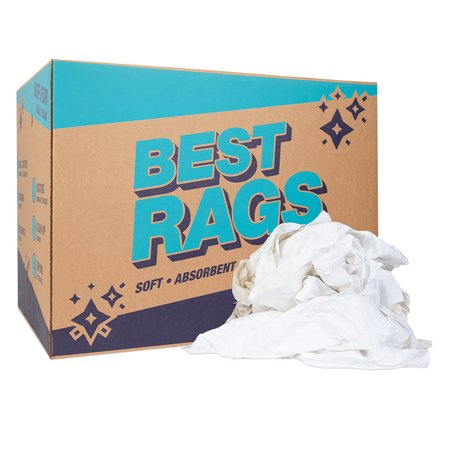 Monarch Sheet Reclaimed Rags - White - 50 lb Box R1-W39-50